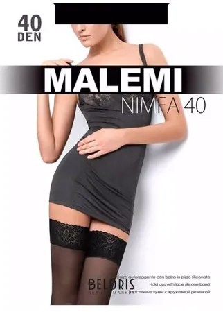 Чулки Malemi Nimfa, 40 den, размер 3, черный