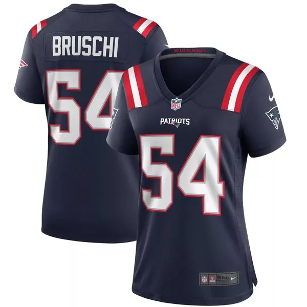 Женская майка Nike Tedy Bruschi темно-синего цвета New England Patriots Game Retired Player Nike