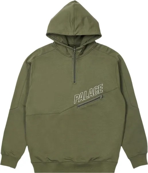 Толстовка Palace Zip Hood 'Green', зеленый