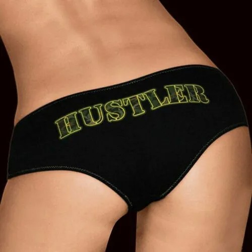 Трусы , шорты Hustler, заниженная посадка, размер M, черный, зеленый