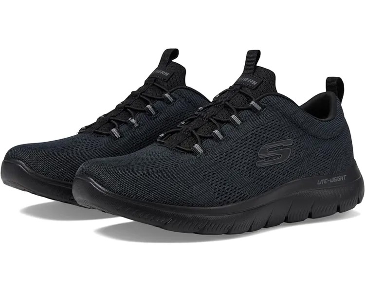 Кроссовки SKECHERS Summits Louvin, цвет Black/Black