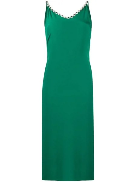 Christopher Kane платье на бретелях с кристаллами