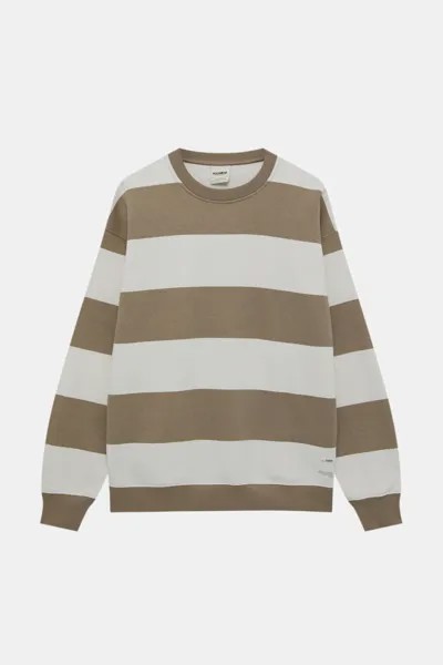 Свитшот мужской Pull&Bear PUL554236725 бежевый XS. Доставка из-за рубежа.