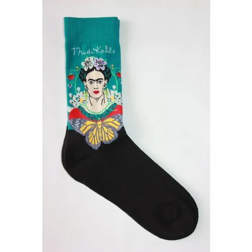 Носки Frida, 1 пара, размер 36-43, бирюзовый, голубой