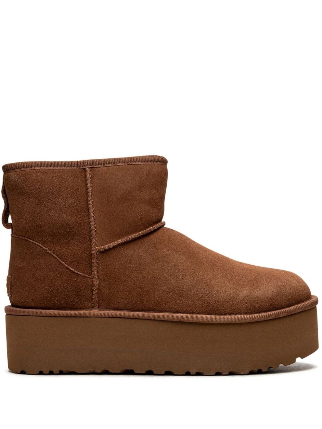 Ботинки Classic Mini Platform Chestnut UGG, коричневый