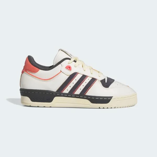 Соперничество 86 Полуботинки Adidas, цвет Cloud White/Carbon/Easy Yellow
