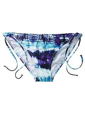 XHILARATION Женские фиолетовые купальники с принтом Tie Dye Tie Bikini Bottom XL