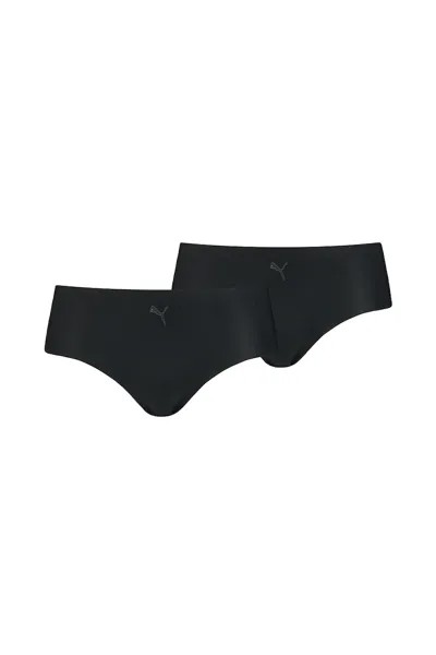 Бесшовное хипстерское бикини - 2 пары Puma, черный