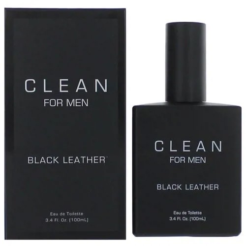 Туалетная вода мужская CLEAN BLACK LEATHER For Men 100ML