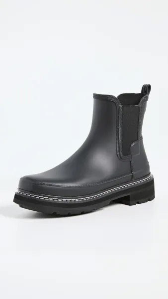Ботинки Hunter Boots Refined Chelsea Stitch, черный