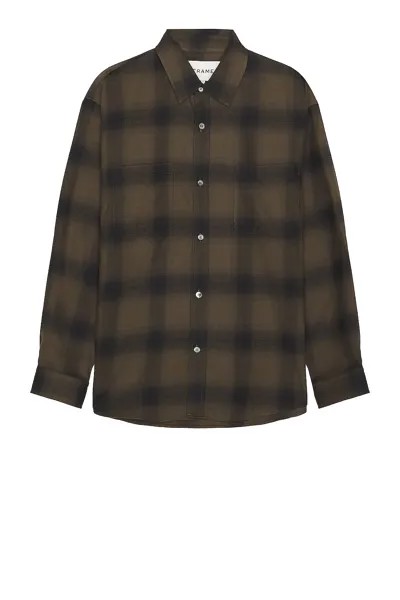 Рубашка FRAME Flannel, цвет Khaki Plaid