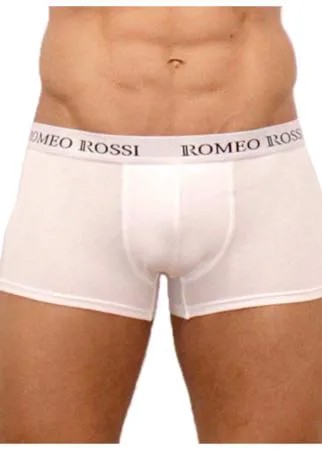 Romeo Rossi Трусы Боксеры с профилированным гульфиком, размер XL, белый