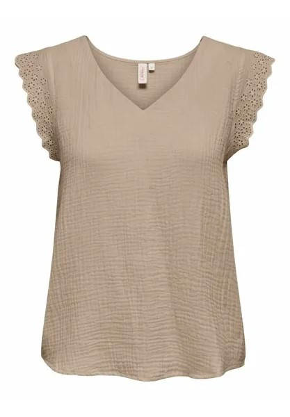 Блузка ONLY ÄRMELDETAIL, цвет oxford tan