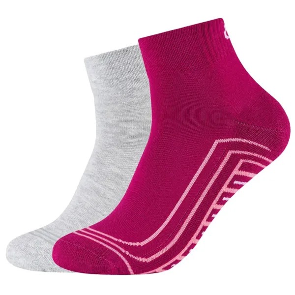 Носки Skechers Basic Quarter short 2 шт, серый