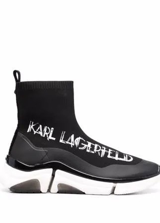 Karl Lagerfeld кроссовки-носки Venture с логотипом