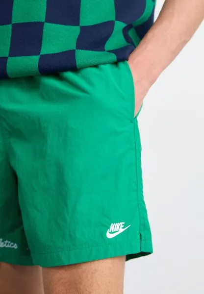 Спортивные штаны Club Flow Nike, малахитовый/белый