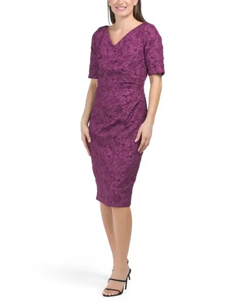 Платье-футляр Gianna Js Collections, цвет Grape