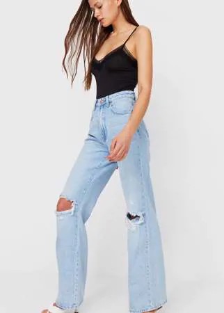 Stradivarius Боди В Бельевом Стиле Черный L