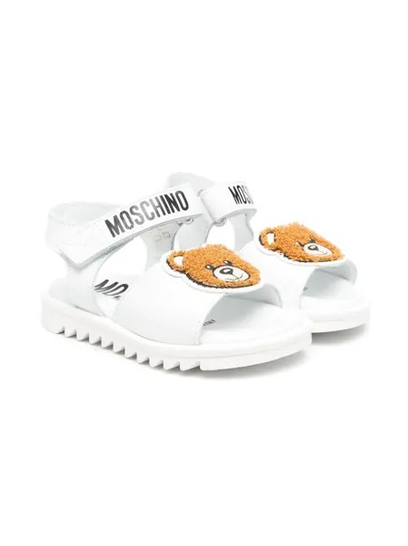 Moschino Kids сандалии с нашивкой Teddy Bear