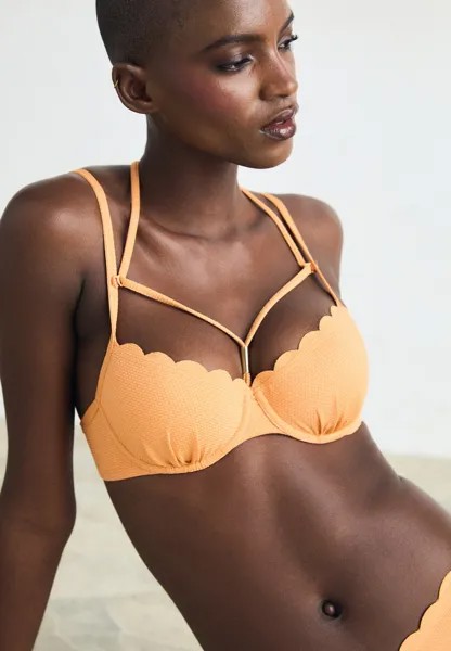 Верх бикини Scallop Hunkemöller, оранжевый
