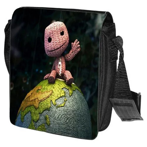 Сумка на плечо CoolPodarok little big planet Персонаж на глобусе