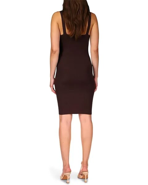 Платье Sanctuary Sweet Emotion Ribbed Sweaterdress, цвет Chocolate Chip