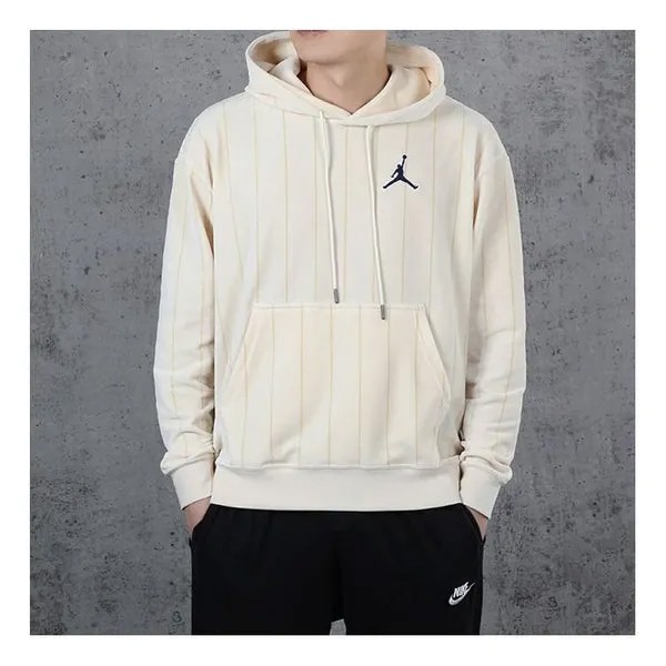 Толстовка Men's Air Jordan Air Stripe Fleece Beige, цвет creamy