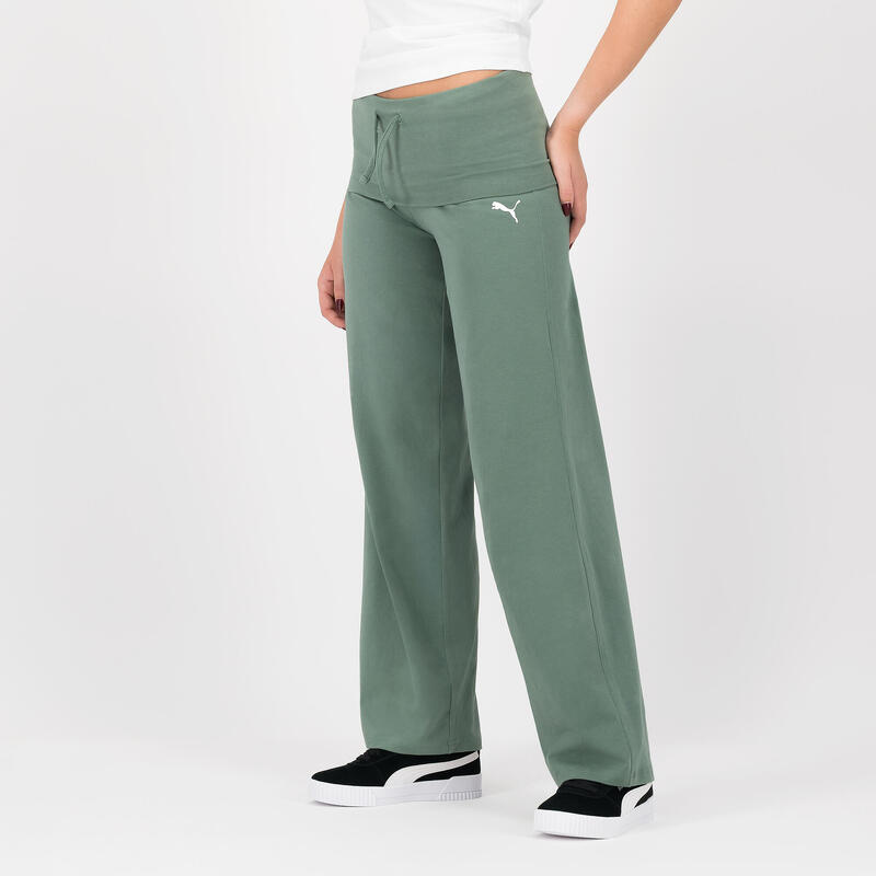 Спортивные брюки Puma женские - зеленые, цвет gruen