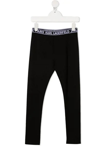 Karl Lagerfeld Kids легинсы с логотипом