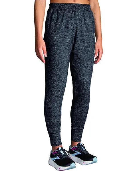 Джоггеры Brooks Luxe, цвет Heather Black