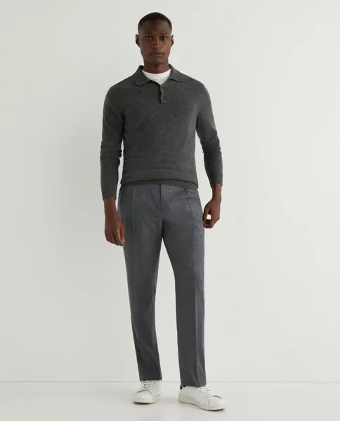 Серые классические мужские классические брюки Mirto, серый