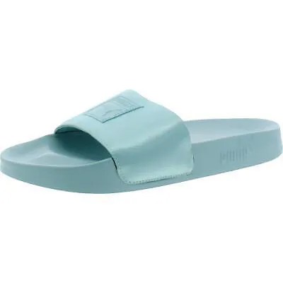 Женские сандалии Puma Leadcat Blue Satin Slide Sandals 7.5 Medium (B,M) BHFO 8231