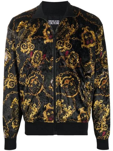 Versace Jeans Couture бомбер с принтом