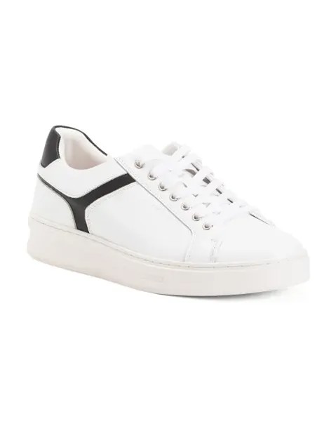 Мужские кожаные повседневные кроссовки Mccord Steve Madden, белый/черный