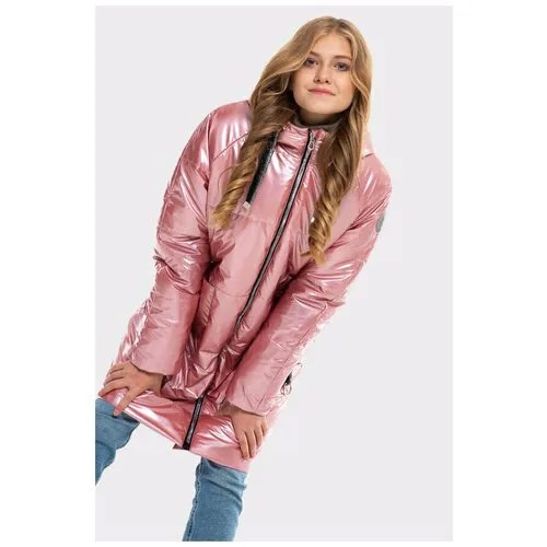 Пальто для девочки Talvi, артикул 13839 размер 128-64 цвет розовый