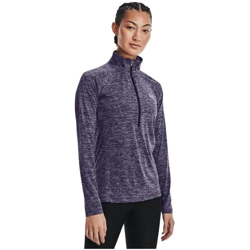 Лонгслив спортивный Under Armour Tech 1/2 Zip - Twist, размер XL, , violet