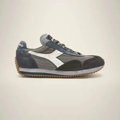Обувь Diadora Heritage EQUIPE H Dirty Stone Wash Ages Sneaker Unisex Grey Ghia