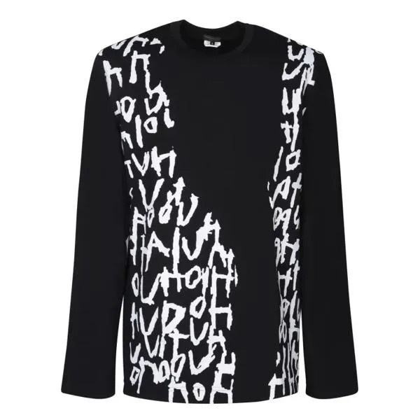 Футболка long sleeves t-shirt Comme des Garçons, черный