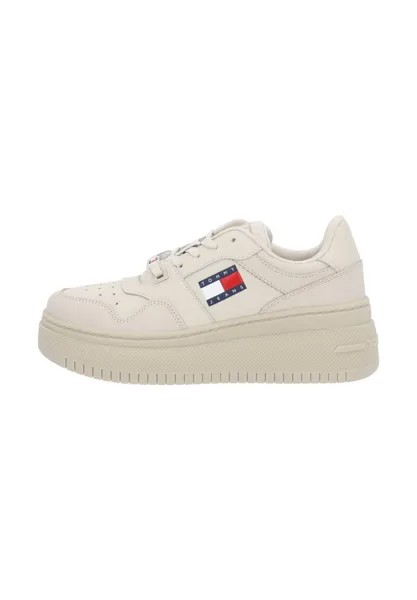 Низкие кроссовки Retro Basket Flatform Tommy Jeans, цвет bleached stone