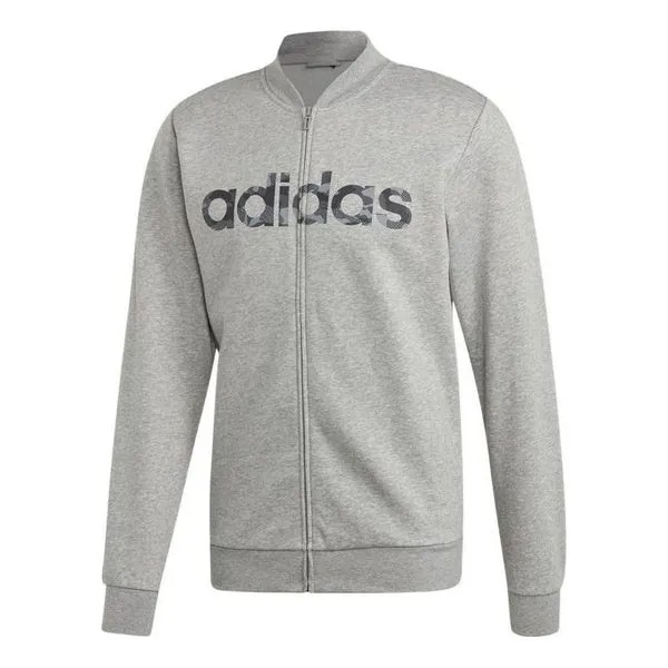 Куртка adidas Commercial Bomber 'Medium Grey Heather', серый