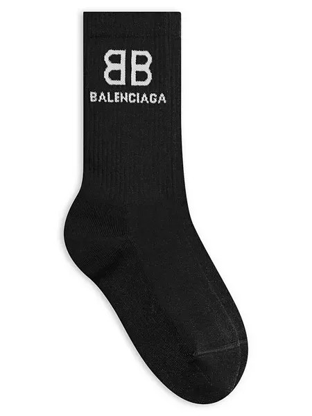 Теннисные носки Bb Balenciaga, черный