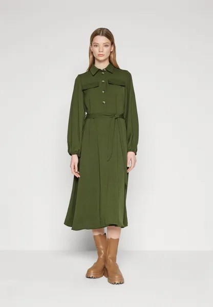 Платье-блузка VITIFF MIDI DRESS VILA, цвет kalamata
