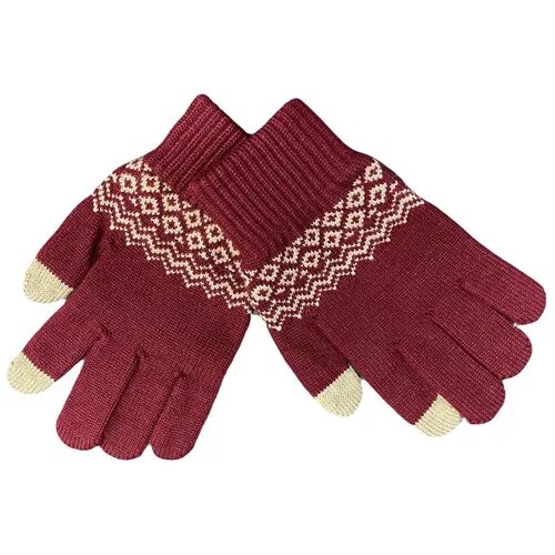Перчатки для сенсорных экранов Mijia FO Touch Screen Warm Velvet Gloves, Бордовые