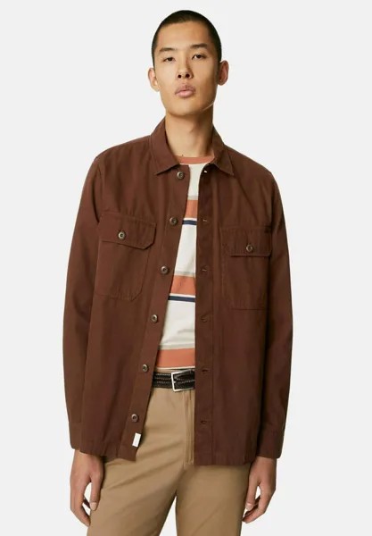 Рубашка Pure Cotton Overshirt Marks & Spencer, цвет chestnut