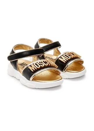 Moschino Kids сандалии с логотипом