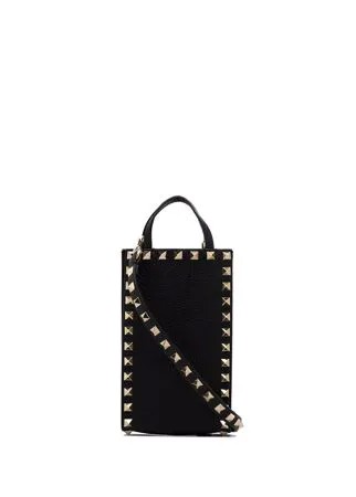 Valentino Garavani Rockstud leather phone holder