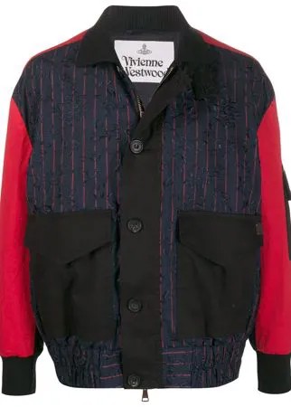 Vivienne Westwood куртка с контрастными рукавами