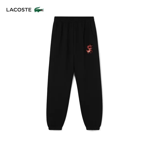 Брюки спортивные женские Lacoste French Crocodile Drago, кремово-белый