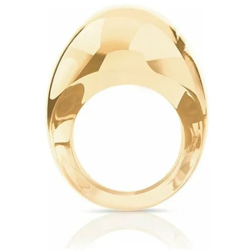 Кольцо женское Lalique Cabochon из хрусталя, золотое, Gold Lustre