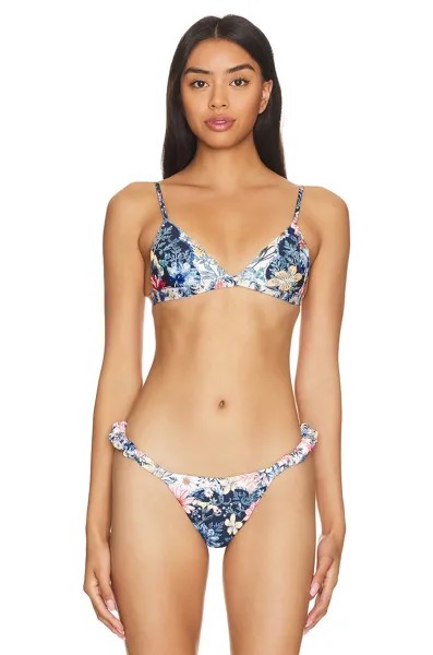 Топ бикини Agua Bendita Lisa, цвет Ross Multicolor